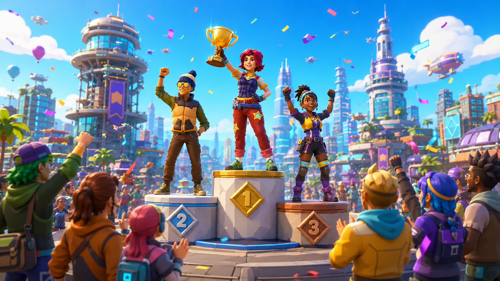Global online tournaments in Cloud Quest